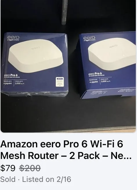 Eero Router, sold $79