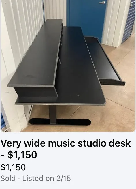 Studio Desk, sold $1,150